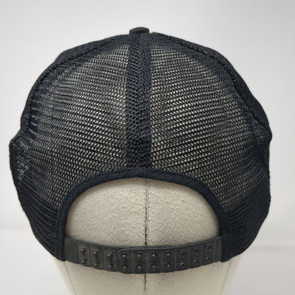 Cobra Caps Trucker Hat Black One Size Snapback Money Can't Buy Happiness Quote