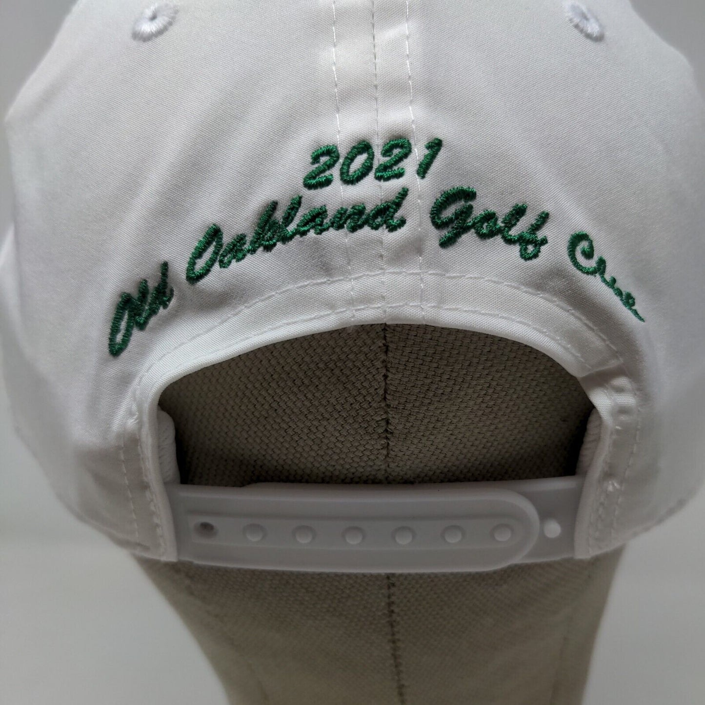 Pukka Men's Snapback Hat White 2021 Old Oakland Golf Course Invitational Logo