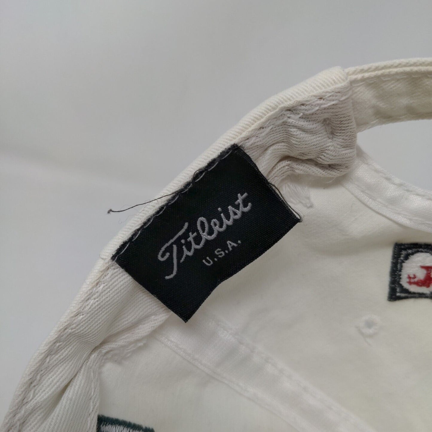Titleist #1 FJ Slideback Hat White One Size Embroidered Adjustable