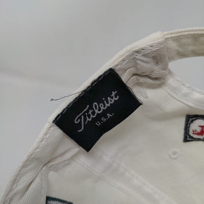 Titleist #1 FJ Slideback Hat White One Size Embroidered Adjustable