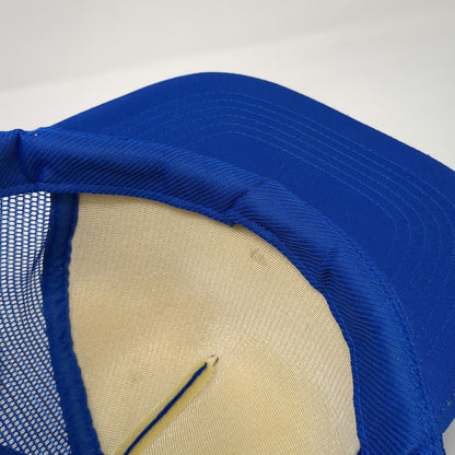 SWR Blue Vintage Trucker Hat Damn Seagulls Novelty Bird Poop Mesh Snapback