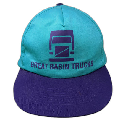KC 5 Panel Blue Purple One Size Great Basin Trucks Snapback Screen Graphic Hat
