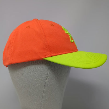 Browning Baseball Cap Orange Green One Size Buckmark Logo Outdoors Hunting Hat