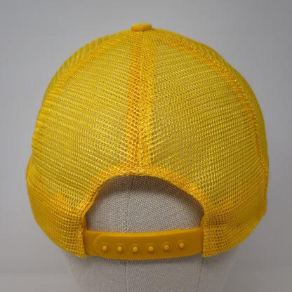 Waycinder Snapback Trucker Hat Yellow Large Adjustable Mesh Back Designer Award