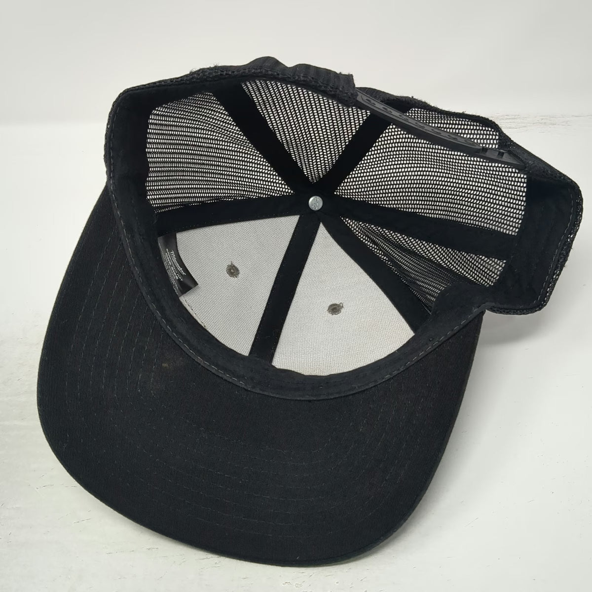 Milwaukee Trucker Hat Black One Size Mesh Back Snapback Gridiron Workwear