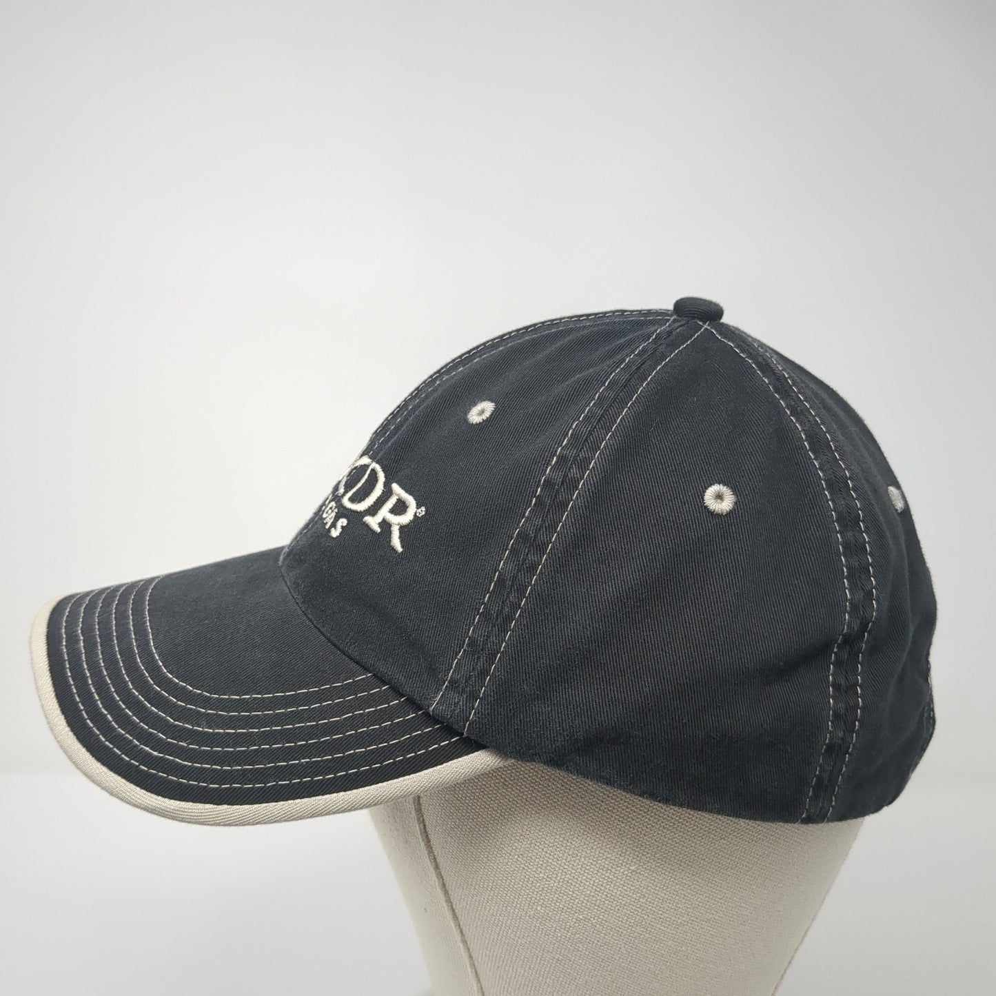 Luxor Las Vegas Strapback Baseball Cap Black One Size Adjustable Embroidered