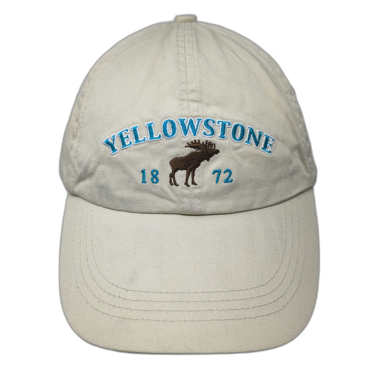 Sansegal Baseball Cap Beige One Size Yellowstone National Park Moose 1872 Hat