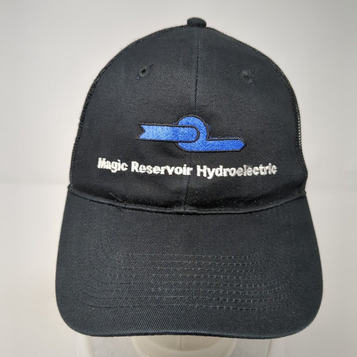 Magic Reservoir Hydroelectric Strapback Trucker Hat Black OS Adjustable Mesh