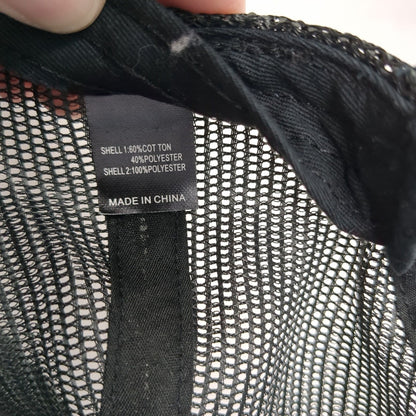 D.E.A. MMXVII Snapback Trucker Hat Black One Size Mesh Back Richardson