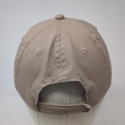 VitaFerm Strapback Hat Brown One Size Adjustable Cap America Outdoor