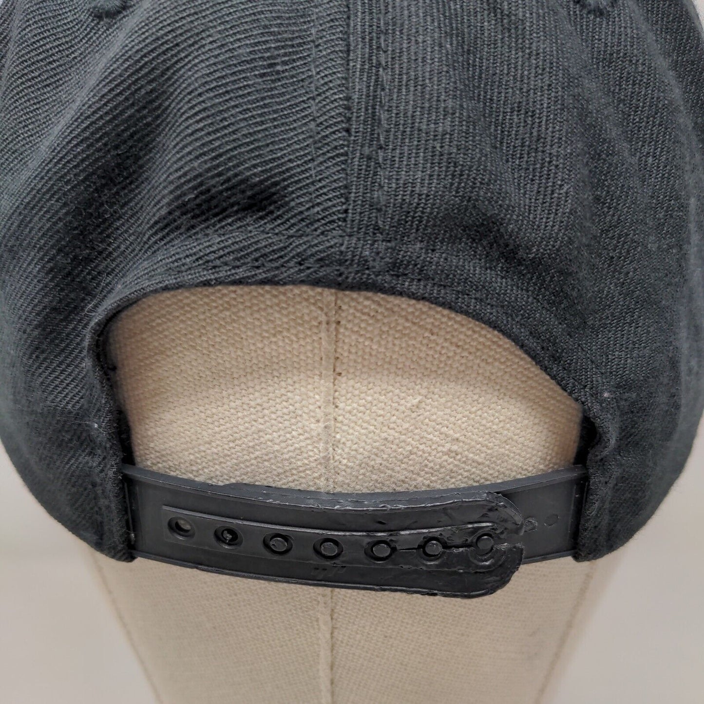 Onyx Kids Snapback Hat Black One Size Embroidered Adjustable Yupoong
