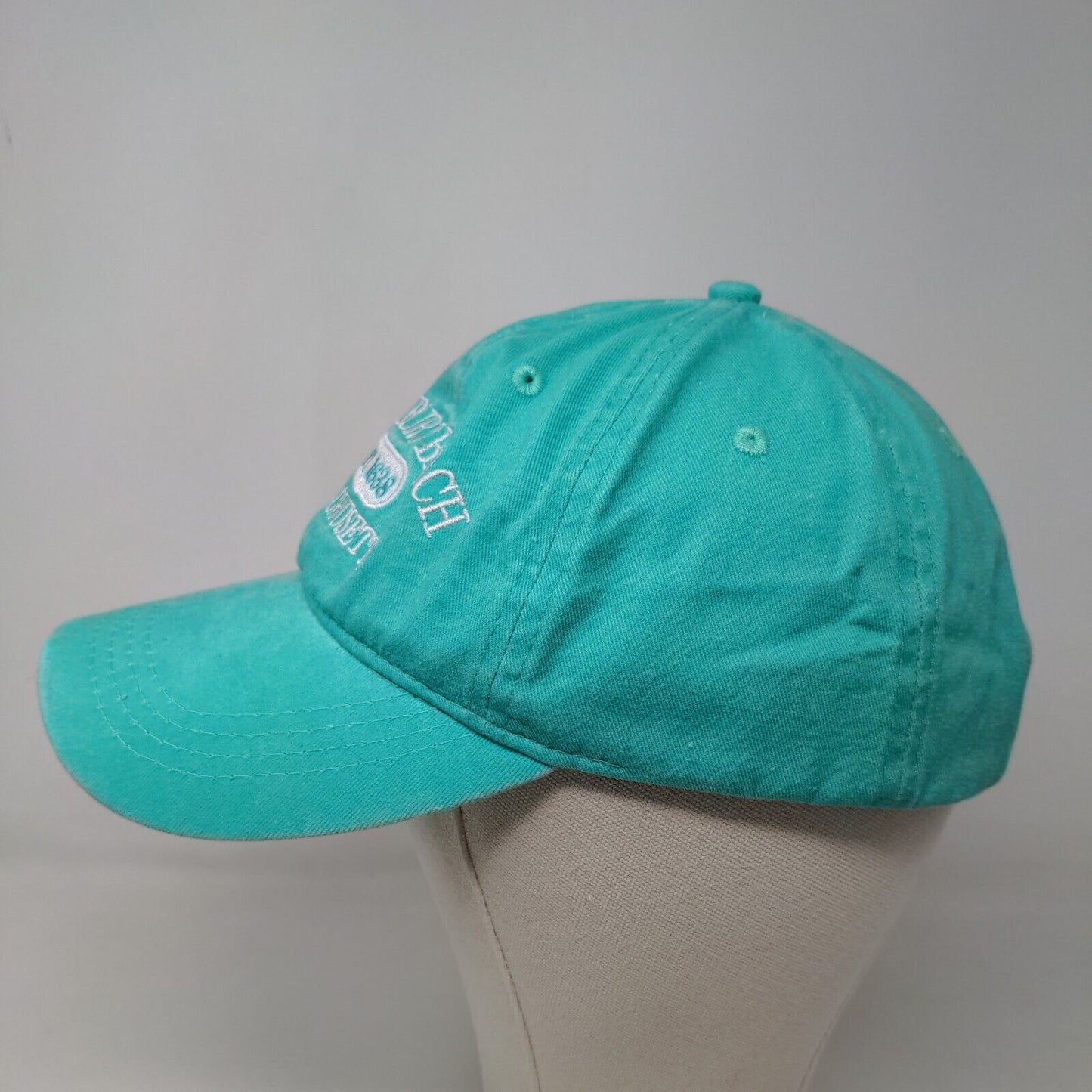 Jacobson Hat Women's Strapback Hat Blue Green Adjustable Salisbury Beach