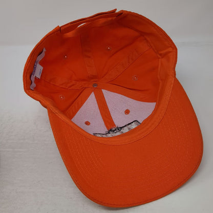 Port & Company Baseball Cap Orange One Size XXXVI OC Logo Hat Strapback Cotton