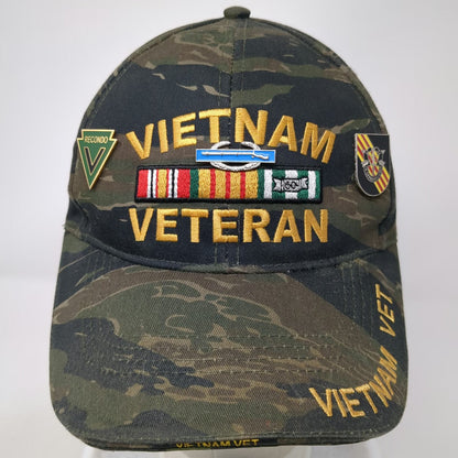 Rothco Vietnam Veteran Baseball Cap Green One Size Tigerstripe Camo Pins Hat