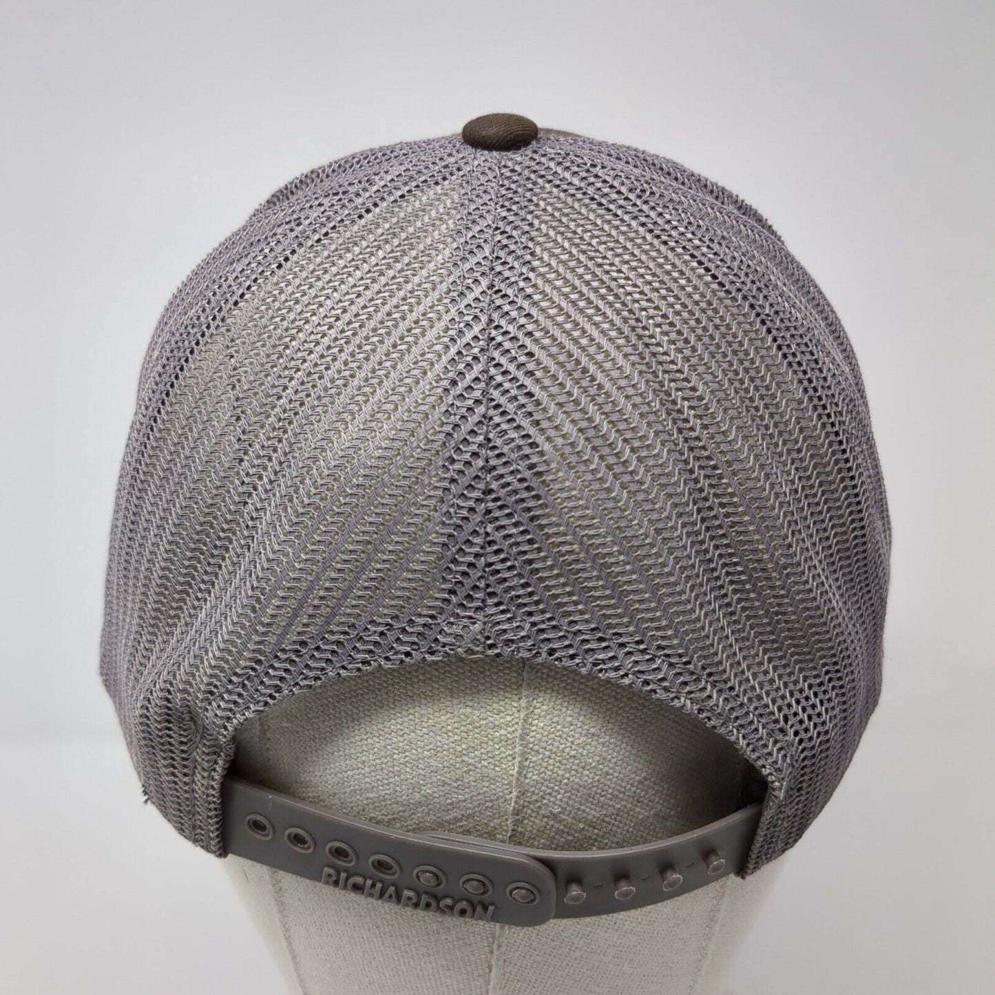 ♡J Ranch Snapback Trucker Hat Black One Size Adjustable Mesh Back Richardson