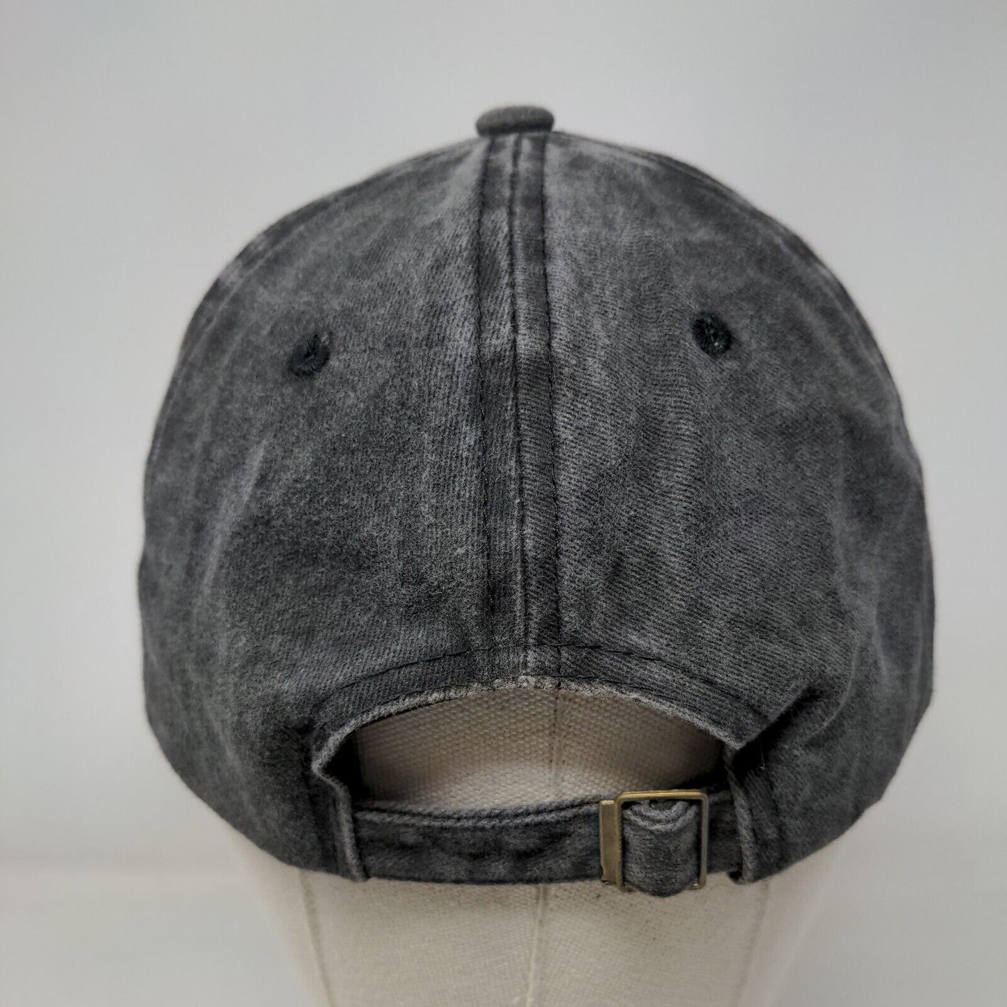 Let's Go Brandon American Flag Slideback Hat Gray One Size 6 Panel