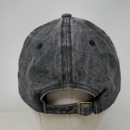 Let's Go Brandon American Flag Slideback Hat Gray One Size 6 Panel