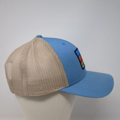 Fifth Wheels Cedar Creek Trucker Hat Blue OS Adjustable Mesh Back Richardson