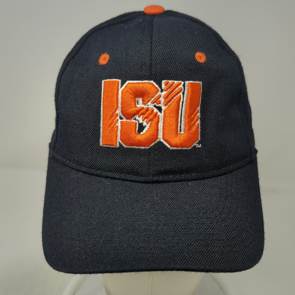 Idaho State Bengals NCAA Zephyr Cap Black Orange 6 7/8 Fitted Tiger Logo Hat