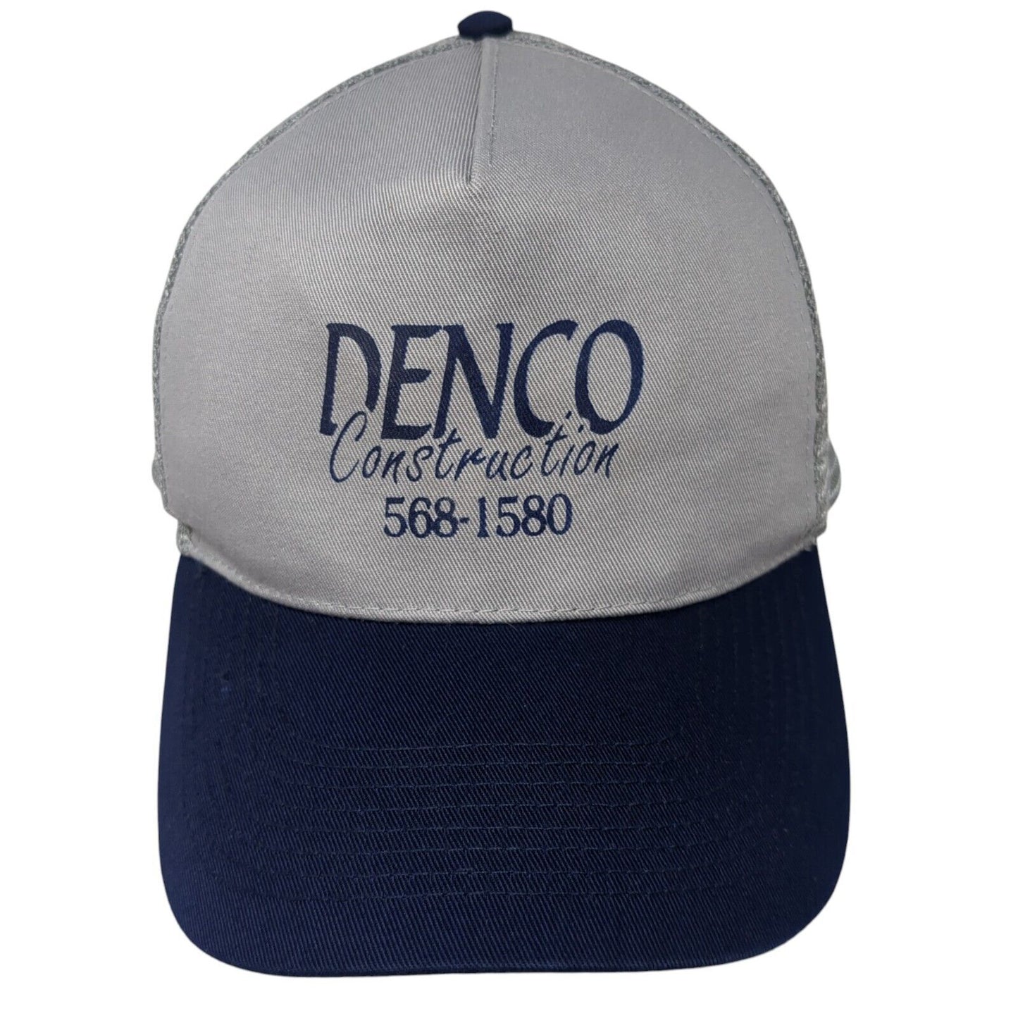 DENCO Construction Snapback Trucker Hat Multi One Size Adjustable Mesh Back Otto