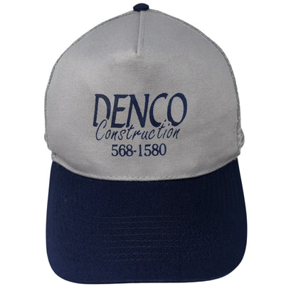 DENCO Construction Snapback Trucker Hat Multi One Size Adjustable Mesh Back Otto