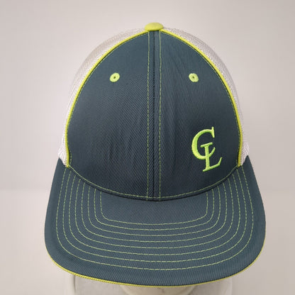 CL Fitted Trucker Hat Multi 6 7/8-7 3/8 Mesh Back Pro Model Pacific Headwear
