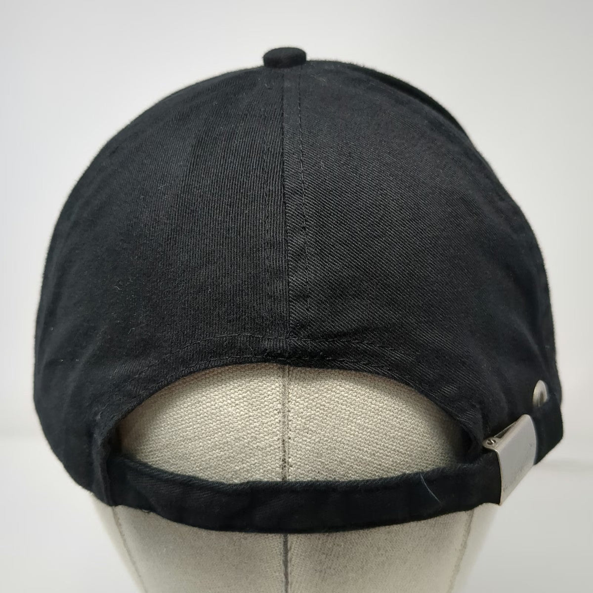 GSC LTD Baseball Cap Black One Size Wells Fargo Stagecoach Logo Slideback Hat