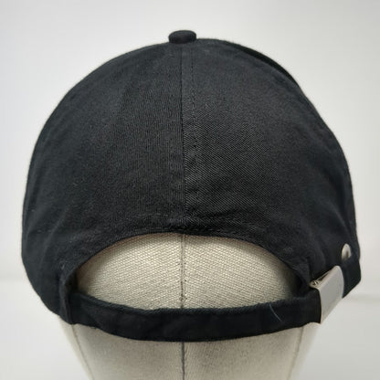 GSC LTD Baseball Cap Black One Size Wells Fargo Stagecoach Logo Slideback Hat