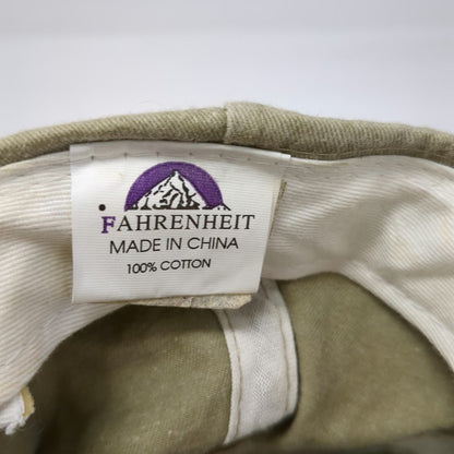 Fahrenheit Baseball Cap Beige OSFM Slideback Chesapeake Bay USA Flag Star Hat