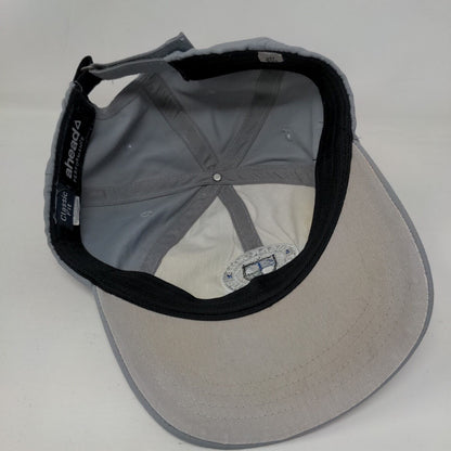 Sugar Mill Country Club Staff Strapback Hat Gray Classic Fit Ahead Performance
