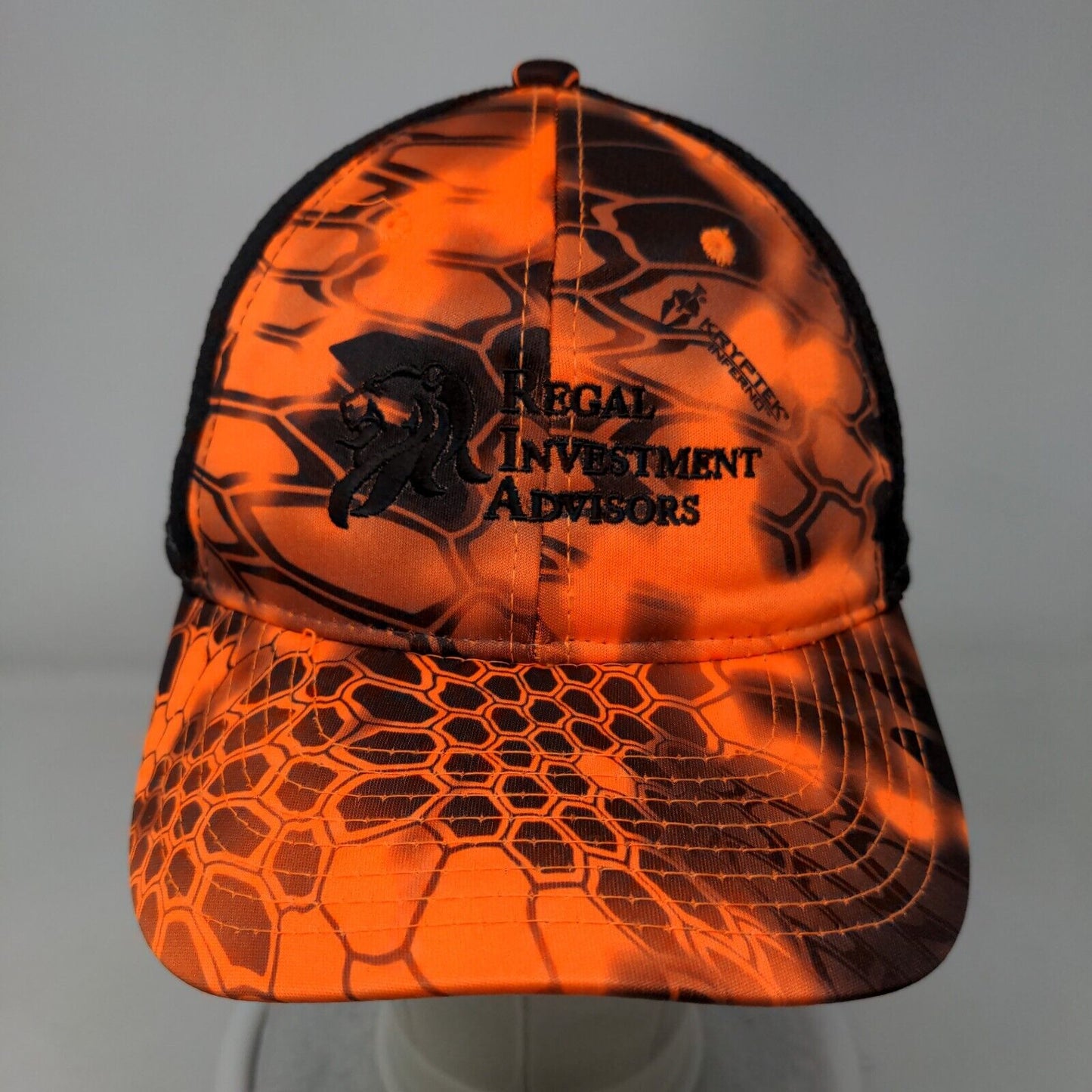 Regal Investment Advisors Strapback Trucker Hat Multicolor OSFM Mesh Back OC
