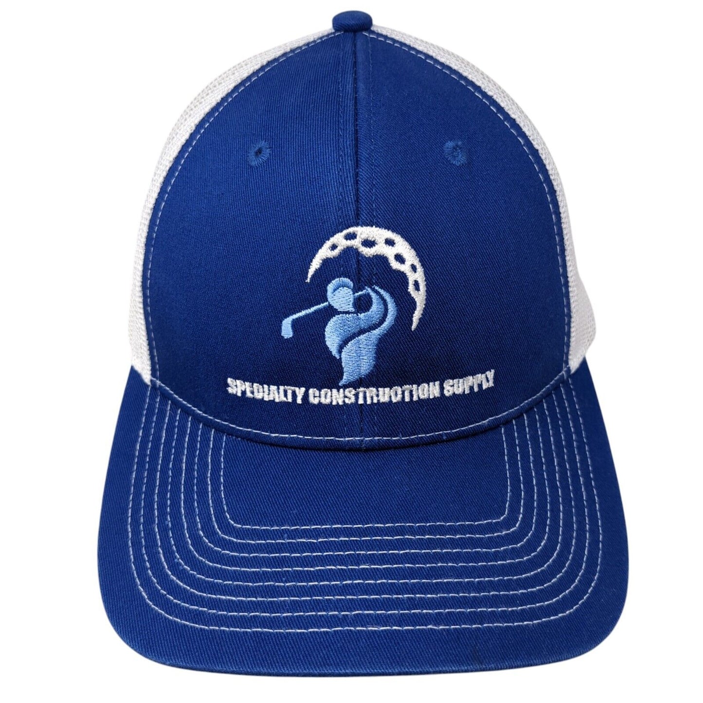 Specialty Construction Supply Trucker Hat Blue One Size Golf Tournament