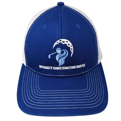 Specialty Construction Supply Trucker Hat Blue One Size Golf Tournament