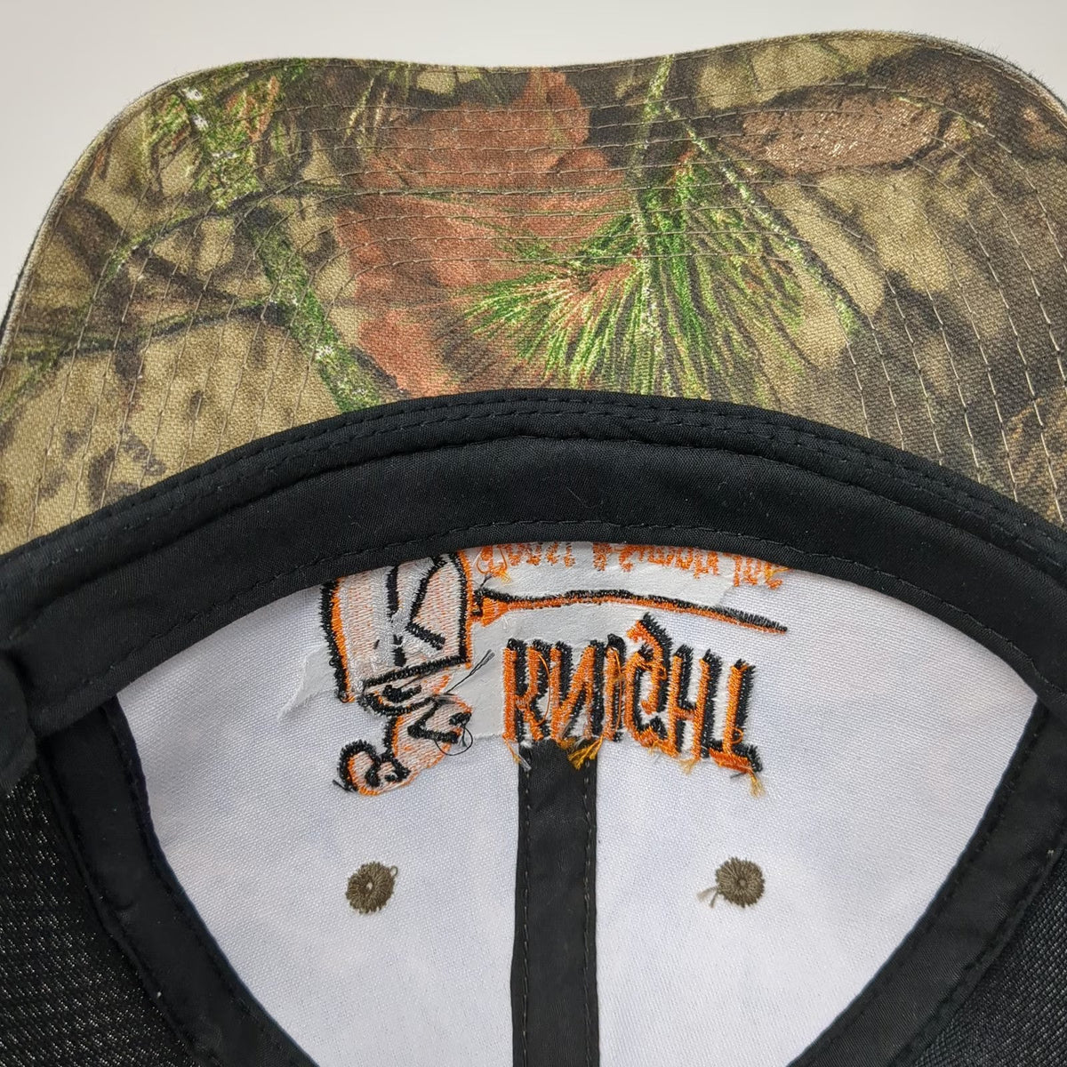 Port Authority Baseball Cap Green One Size Knight Const & Supply Camo Mesh Hat