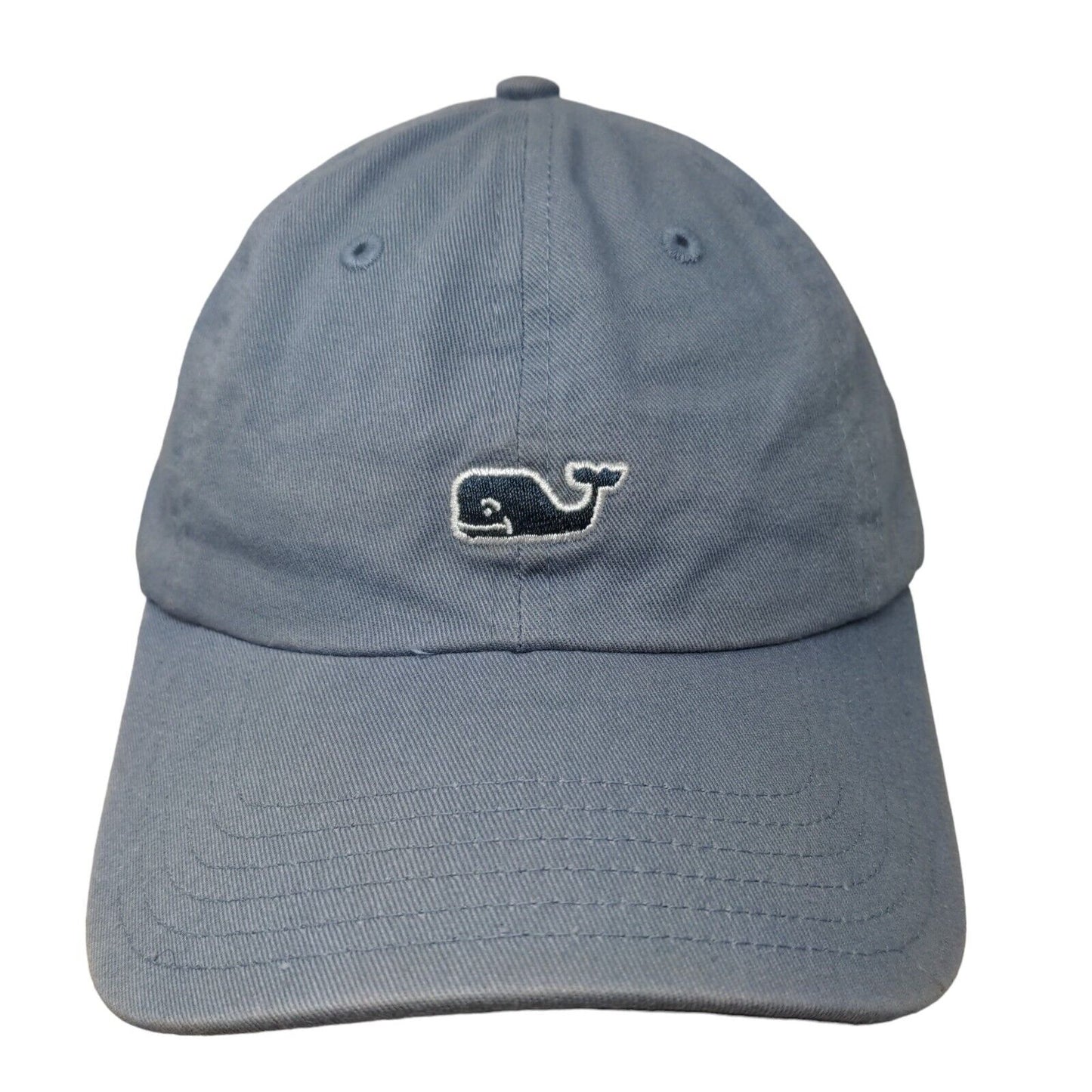 Vineyard Vines Slideback Hat Blue One Size Adjustable Embroidered 6 Panel