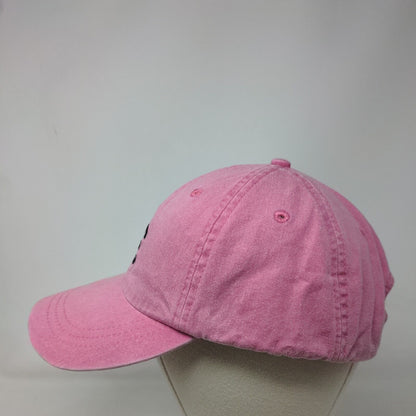 Lewis Clark Slideback Hat Pink One Size Adjustable Embroidered 6 Panel Adams