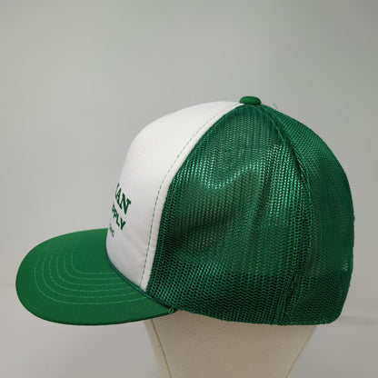 Hanes Trucker Hat Green One Size Mesh Back Snapback Building Supply Boise Hat