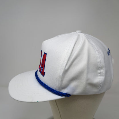 Nomad 5 Panel White One Size Mack Trucks USA Rope Snapback Embroidered Hat