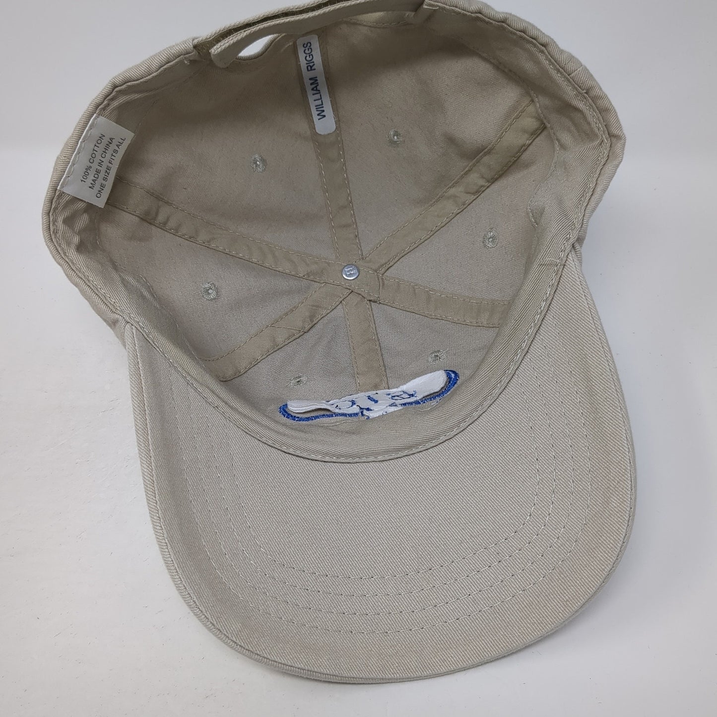 BTC Community Minded Just Like You Baseball Cap Beige One Size Adjustable Cotton