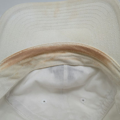 Nike Baseball Cap White One Size Futura Logo Embroidered Slideback Strap Hat