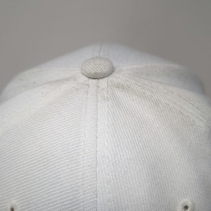 Pro-Troll Fishing White One Size Baseball Cap Strapback Structured Hat Logo