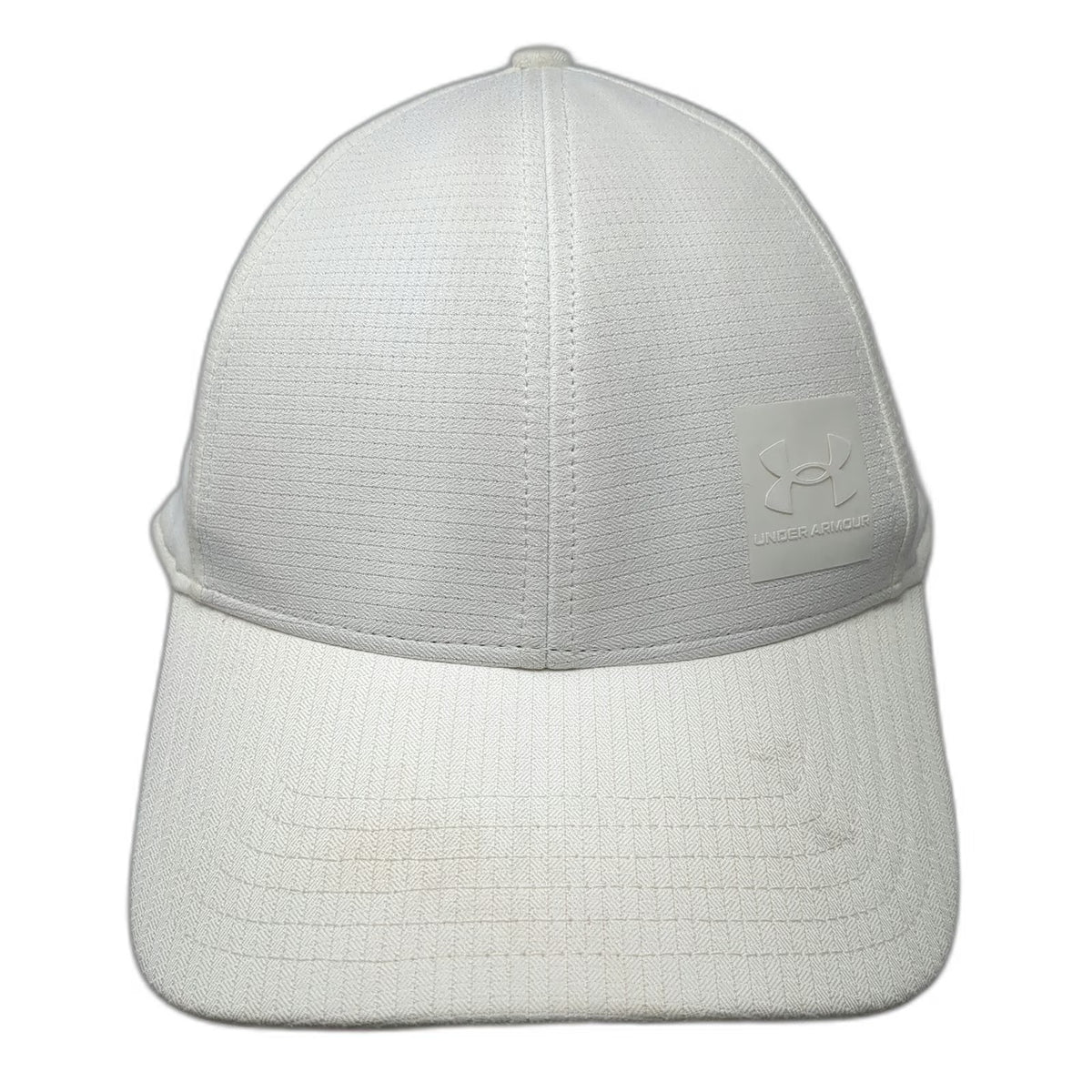 Under Armour Baseball Cap White XL Musgrove Engineering ISO-CHILL Stretch Hat