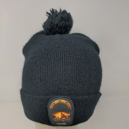 MGM Men's Knit Beanie Hat Stargate Patch Logo 100% Acrylic Sci Fi