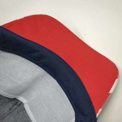 Cobra 5 Panel Blue Red White One Size Snapback Hat Arkansas Interstate Logo