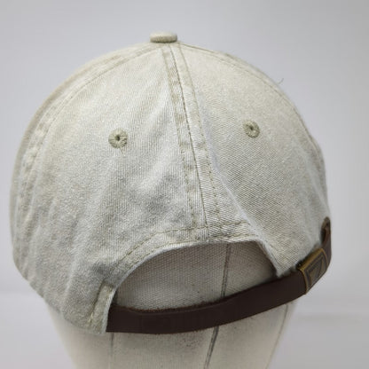 Zkapz Baseball Cap Beige One Size Hat R.H. White Construction 80 Years Blue Brim
