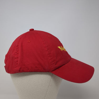 Wingin Out Wings Delivered Strapback Hat Red One Size Adjustable 6 Panel