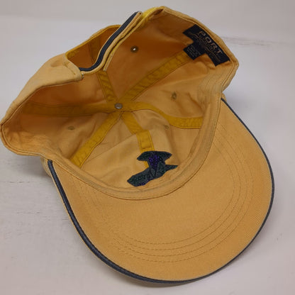 Port Authority Baseball Cap Yellow One Size Wine Shop Grapes Embroidered Hat
