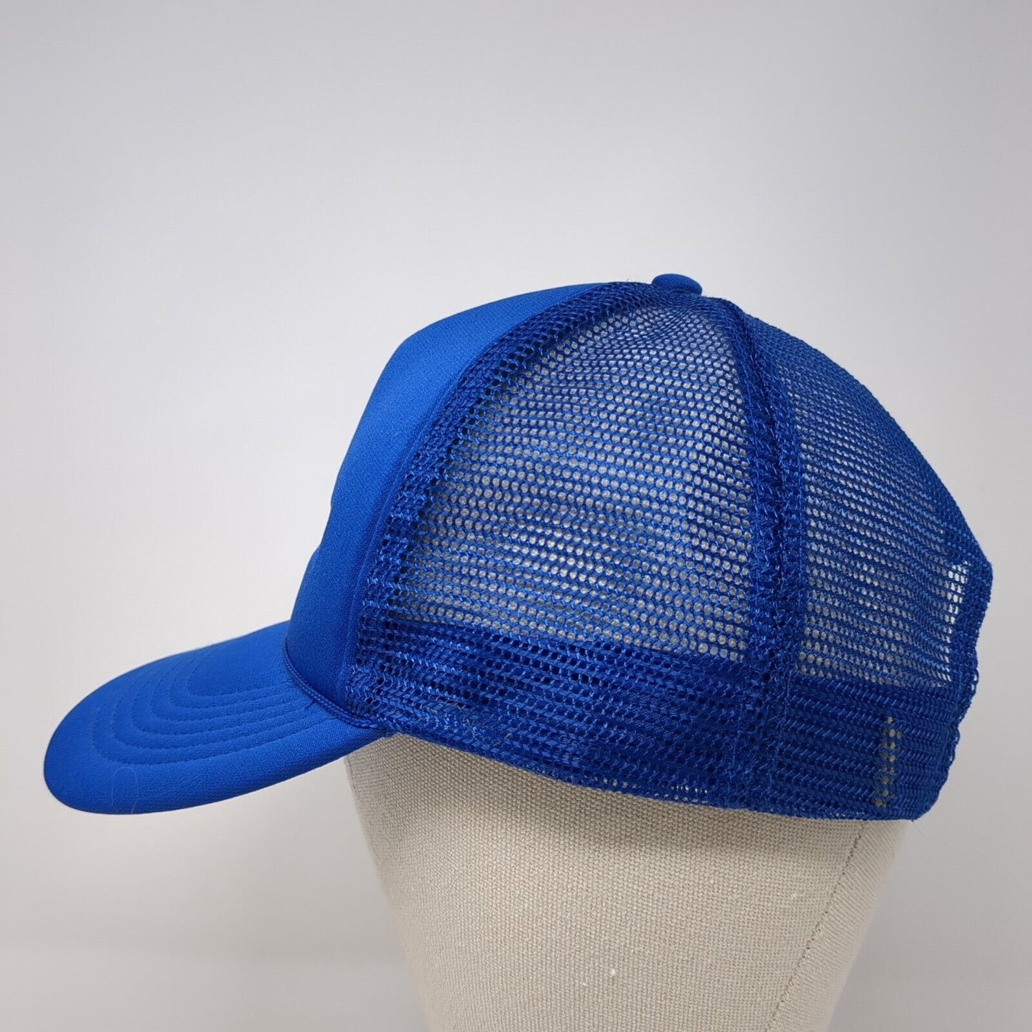 Blue Cross of Idaho Snapback Trucker Hat Blue One Size Adjustable Mesh Back Rope