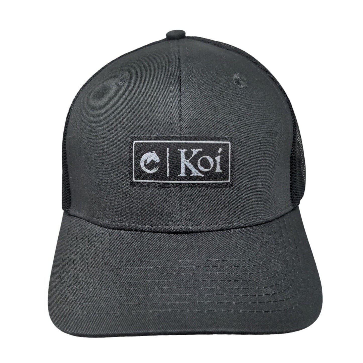 Koi Fish Snapback Mesh Back Trucker Hat Gray One Size Anderson Bros