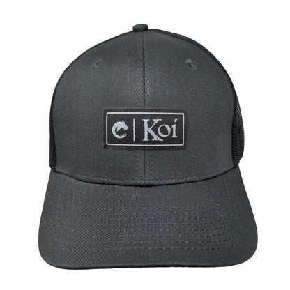Koi Fish Snapback Mesh Back Trucker Hat Gray One Size Anderson Bros